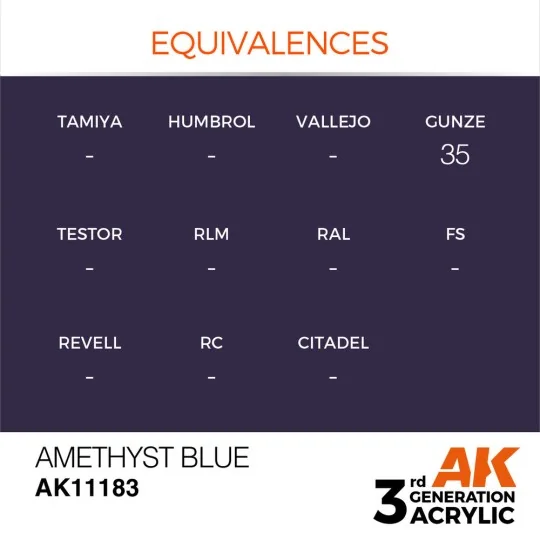 Amethyst Blue 17ml - AK Interactive AK11183