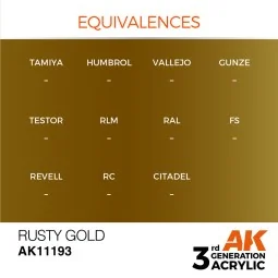 Rusty Gold 17ml - AK Interactive AK11193 2