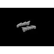 Hurricane Mk.II exhaust fishtail PRINT 1/48 ARMA HOBBY - Eduard Acc...
