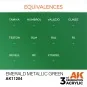 Emerald Metallic Green 17ml - AK Interactive AK11204