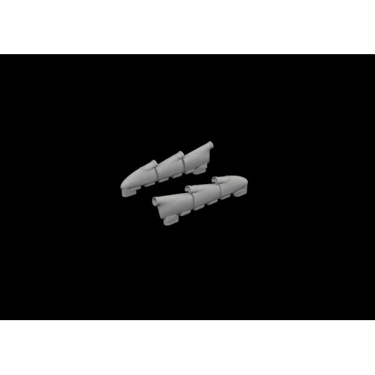 Hurricane Mk.II exhaust rounded PRINT 1/48 ARMA HOBBY, 1/48 - Eduar...