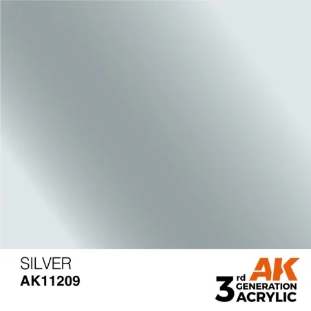 Silver 17ml - AK Interactive AK11209