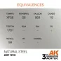 Natural Steel 17ml - AK Interactive AK11210