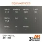 Gun Metal 17ml - AK Interactive AK11212