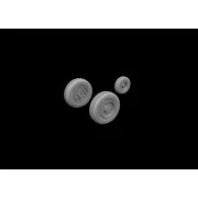 A-10C wheels 1/48 ACADEMY - Eduard Accessories 648923