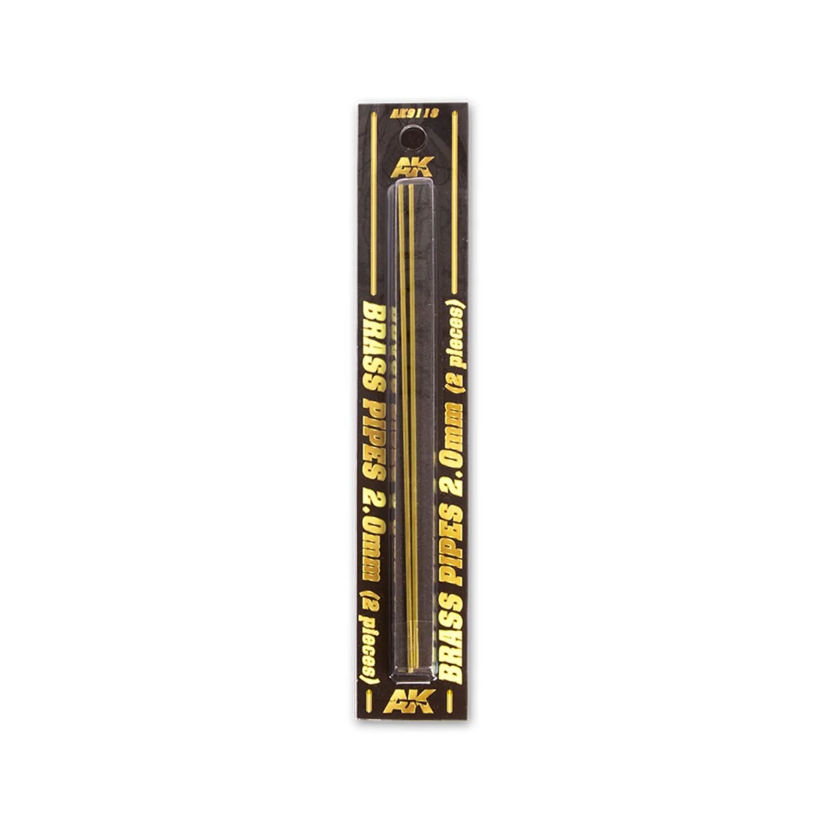 BRASS PIPES 2, 0mm, 2 units - AK Interactive AK9118