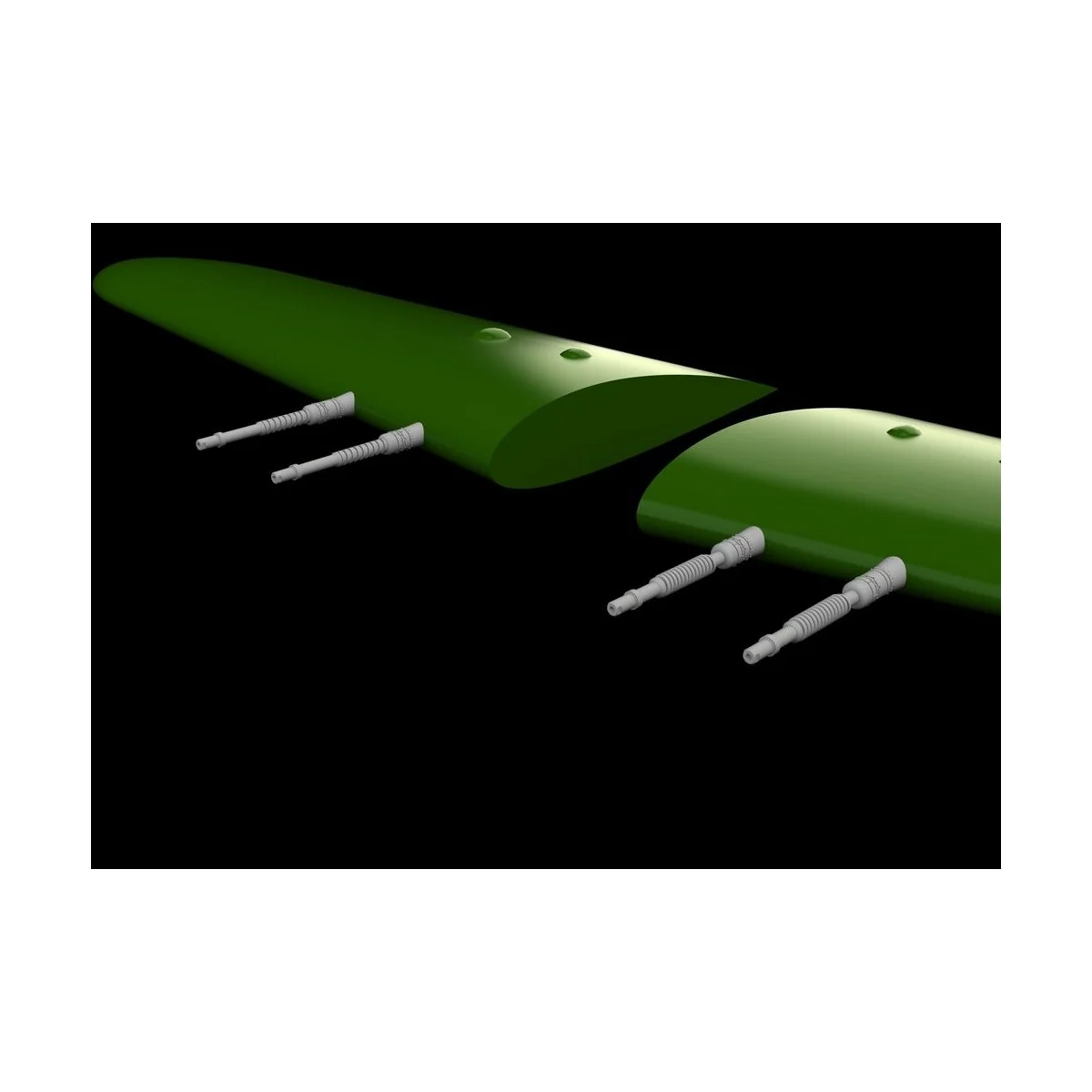 Hurricane Mk.IIc gun barrels PRINT 1/48 ARMA HOBBY - Eduard Accesso...