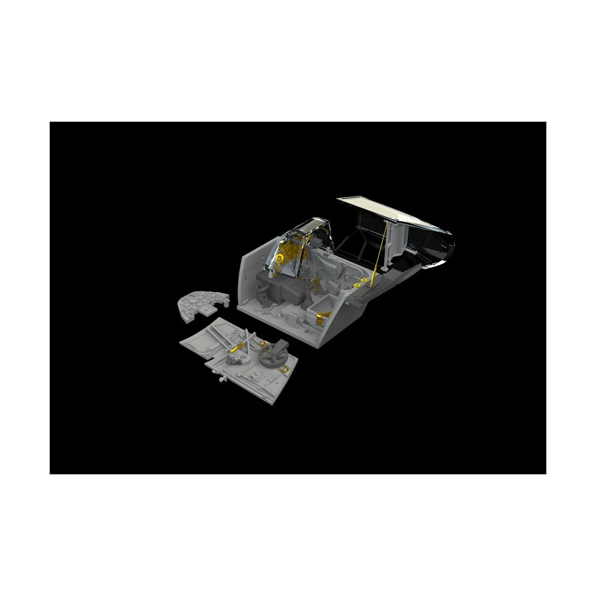 Bf 109G-10 cockpit PRINT 1/48 EDUARD - Eduard Accessories 648926