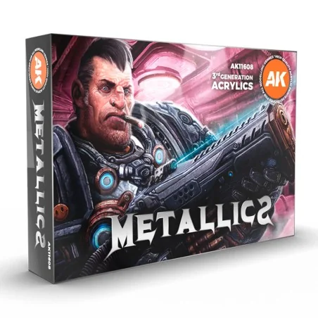 METALLICS SET - AK Interactive AK11608