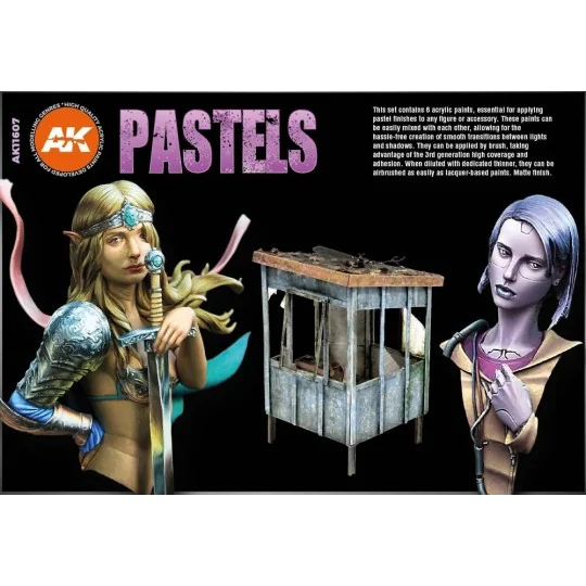 PASTELS COLORS SET - AK Interactive AK11607