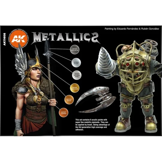 METALLICS SET - AK Interactive AK11608