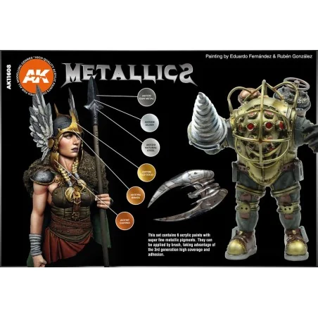 METALLICS SET - AK Interactive AK11608