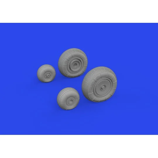 Mi-4 wheels 1/48 TRUMPETER - Eduard Accessories 648927