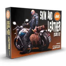 SKIN AND LEATHER COLORS SET - AK Interactive AK11613