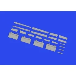 Su-25 flaps and slats PRINT 1/48 ZVEZDA - Eduard Accessories 648928