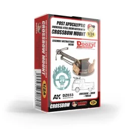 UNIVERSAL STEEL DRUM HATCH WITH CROSSBOW MOUNT / BALLESTA POST APOC...