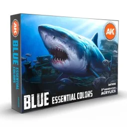 BLUE ESSENTIAL COLORS 3GEN SET - AK Interactive AK11618