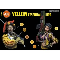 YELLOW ESSENTIAL COLORS 3GEN SET - AK Interactive AK11615 2