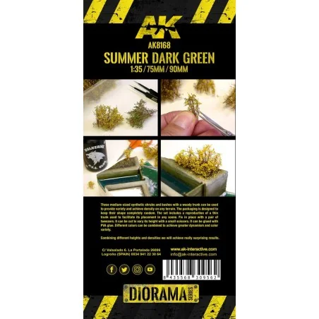 SUMMER DARK GREEN SHRUBBERIES - AK Interactive AK8168