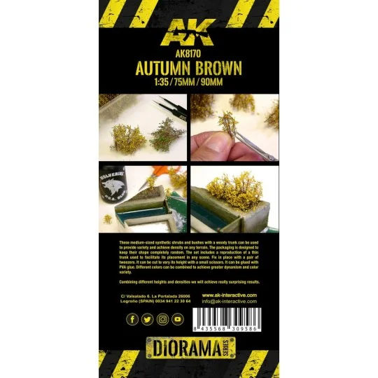 AUTUMN BROWN SHRUBBERIES - AK Interactive AK8170