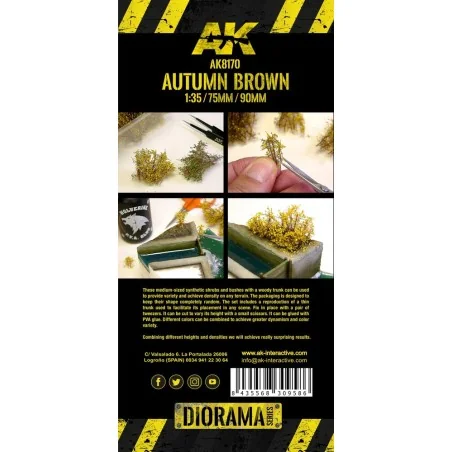 AUTUMN BROWN SHRUBBERIES - AK Interactive AK8170
