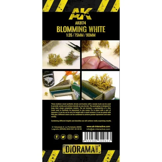 BLOMMING WHITE SHRUBBERIES - AK Interactive AK8174