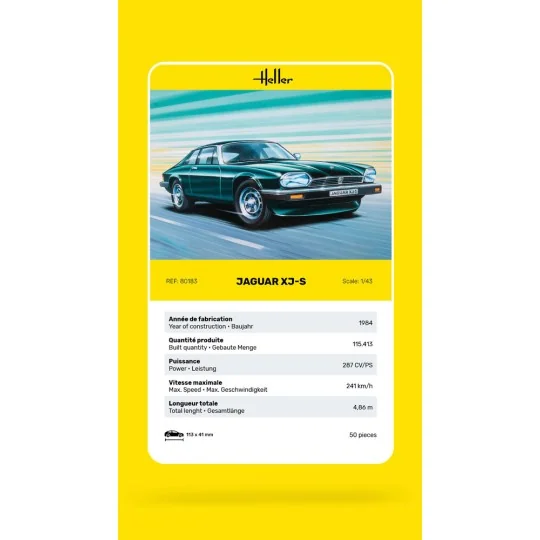 Jaguar XJ-S, 1/43 - Heller 80183 Jaguar XJ-S, 1/43 - Heller 80183