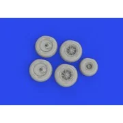 Sea King wheels 1/48 AIRFIX - Eduard Accessories 648930