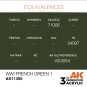 WWI French Green 1 - AK Interactive AK11305