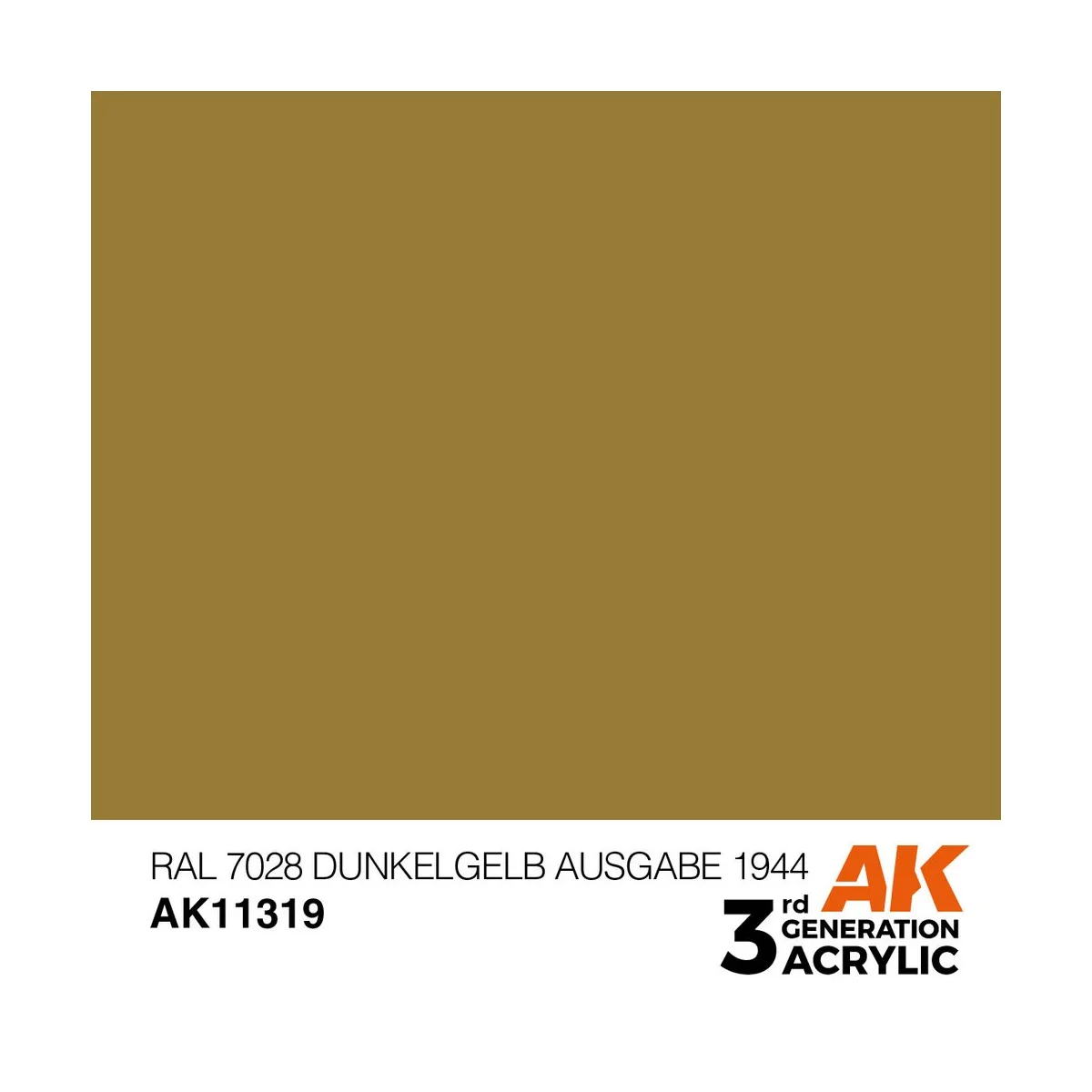 RAL 7028 Dunkelgelb Ausgabe 1944 - AK Interactive AK11319