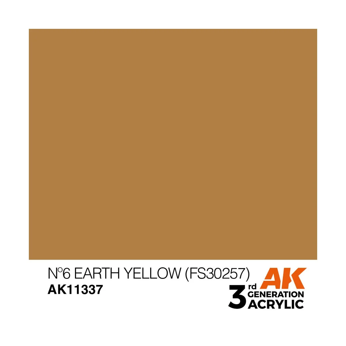 Nº6 Earth Yellow (FS30257) - AK Interactive AK11337