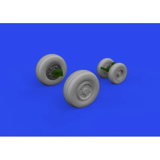 F/A-18E/F wheels 1/48 HASEGAWA - Eduard Accessories 648932