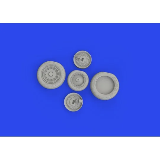 J-35 Draken wheels Type 1 1/48 HASEGAWA - Eduard Accessories 648934