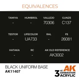 Black Uniform Base - AK Interactive AK11407 2