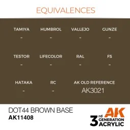 Dot44 Brown Base - AK Interactive AK11408 2