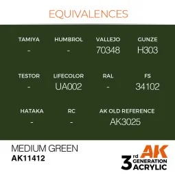 Medium Green - AK Interactive AK11412 2