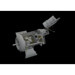 Fw 190A-7 engine & fuselage guns 1/48 - Eduard Accessories 648941