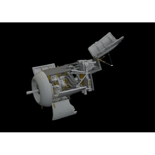 Fw 190A-7 engine & fuselage guns, 1/48 - Eduard Accessories 648941