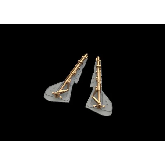 Fw 190A-7 undercarriage legs BRONZE, 1/48 - Eduard Accessories 648942
