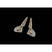 Fw 190A-7 undercarriage legs BRONZE, 1/48 - Eduard Accessories 648942