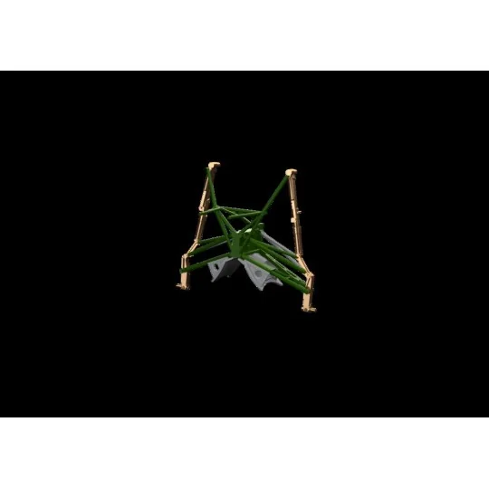 FM-1 undercarriage legs BRONZE, 1/48 - Eduard Accessories 648943