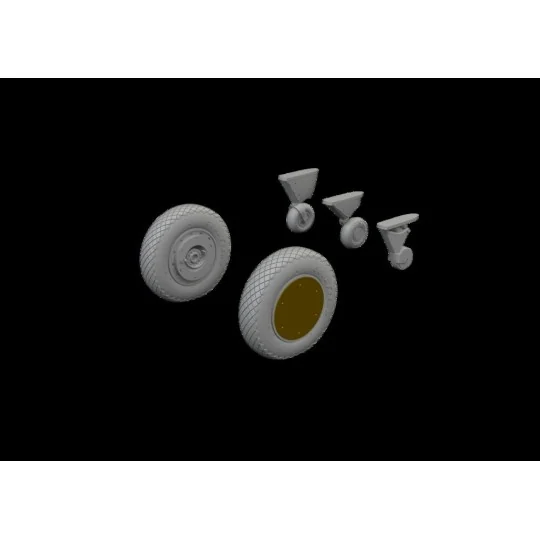 FM-1 wheels, 1/48 - Eduard Accessories 648944