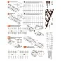 DOUBLE RAILWAY TRACK SECTION, 1/35 - AK Interactive AK35011