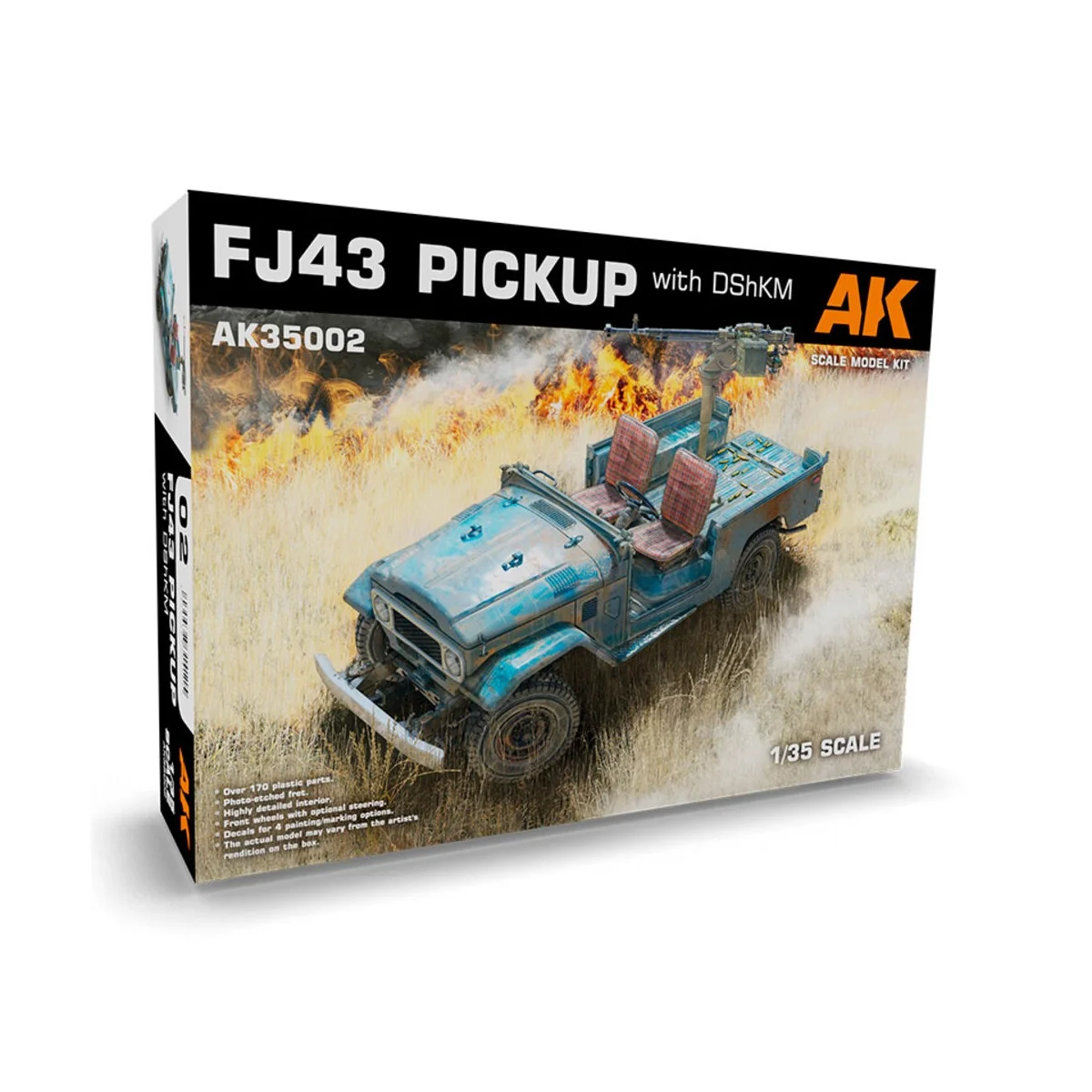 FJ43 Pickup with DShKM, 1/35 - AK Interactive AK35002