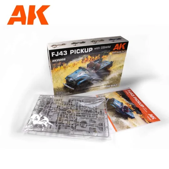 FJ43 Pickup with DShKM, 1/35 - AK Interactive AK35002