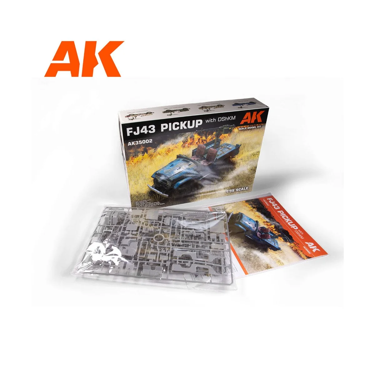 FJ43 Pickup with DShKM, 1/35 - AK Interactive AK35002
