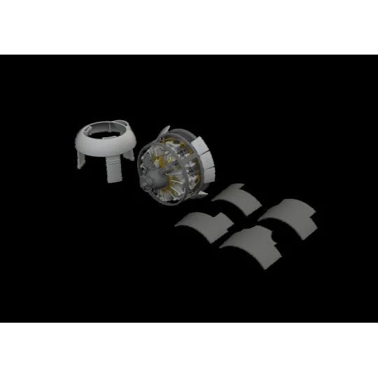 FM-1 engine PRINT - Eduard Accessories 648947