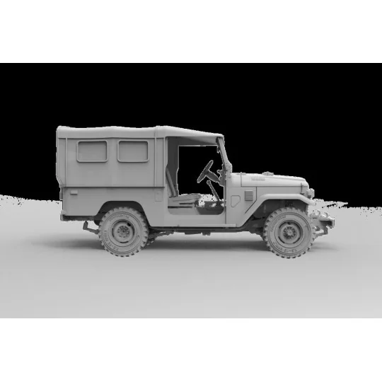FJ43 SUV with Soft top IDF & LAF, 1/35 - AK Interactive AK35004