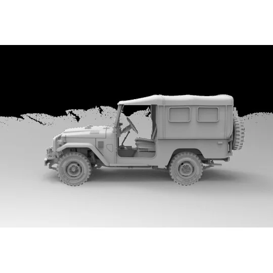 FJ43 SUV with Soft top IDF & LAF, 1/35 - AK Interactive AK35004