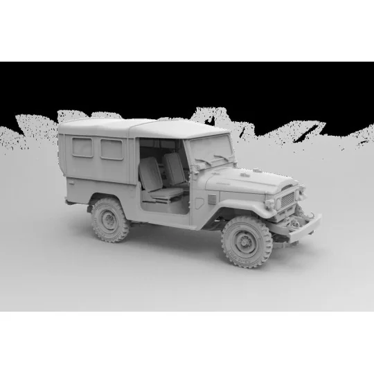 FJ43 SUV with Soft top IDF & LAF, 1/35 - AK Interactive AK35004